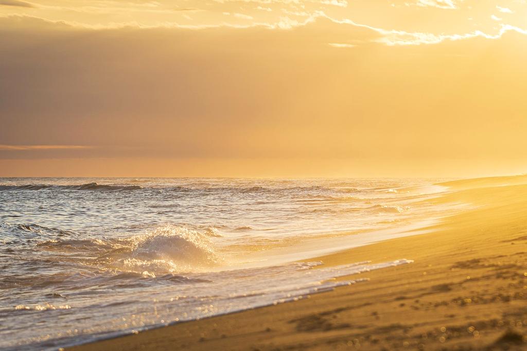Open book and ocean background